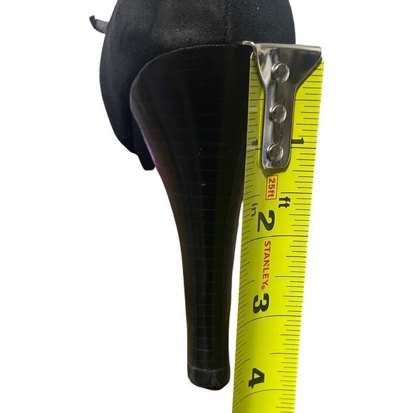 CHINESE LAUNDRY Nyrvana, Black Suede, Peep Toe, Ankle Strap heels, Size 8 - Picture 12 of 12